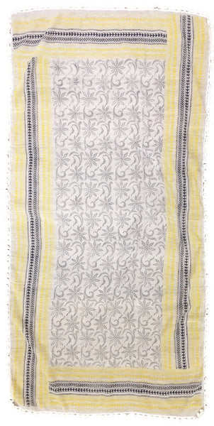 BELLA WRAP (YELLOW/ NAVY BLUE)