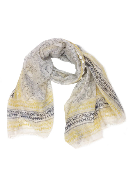 BELLA WRAP (YELLOW/ NAVY BLUE)