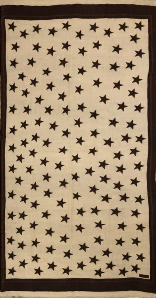 STAR WRAP (BEIGE/ BROWN)