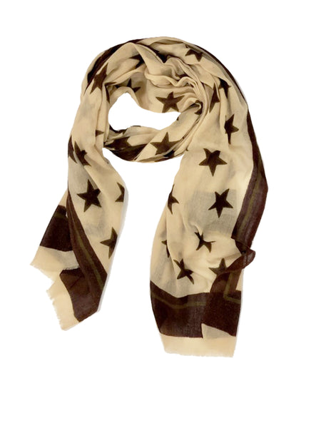 STAR WRAP (BEIGE/ BROWN)