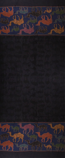 CAMEL WRAP (NAVY/ MULTI)