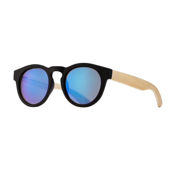 CLADER SUNGLASSES (Matte Black / Smoke Polarized / Natural Bamboo)