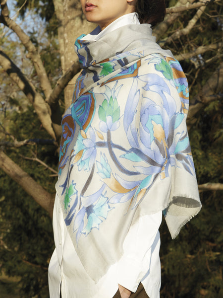 CLAIR WRAP (GREY/ MULTI)