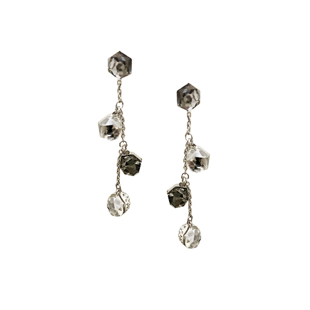 GEO DANGLE EARRINGS