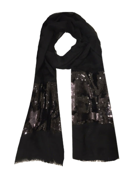EMELIE BLOCK WRAP (BLACK)