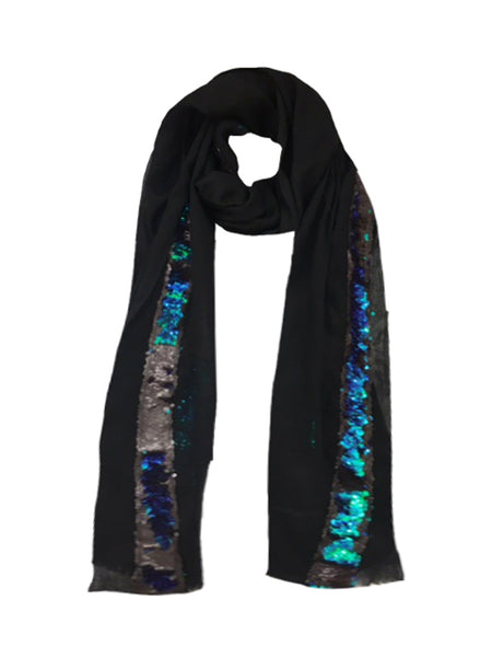 EMELIE BLOCK WRAP (BLACK)