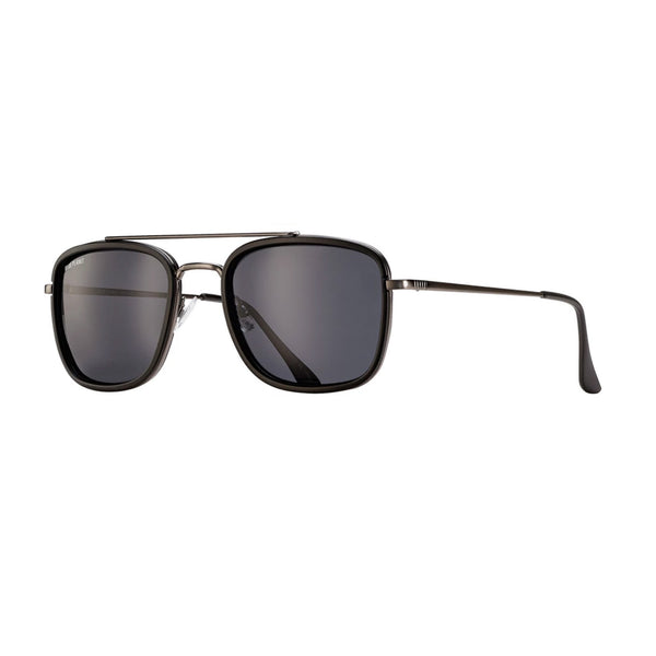 FISHER SUNGLASSES (Matte Gunmetal / Matte Black / Dark Smoke Polarized)
