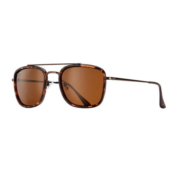 FISHER SUNGLASSES (Matte Bronze / Amber Tortoise / Dark Brown Polarized)