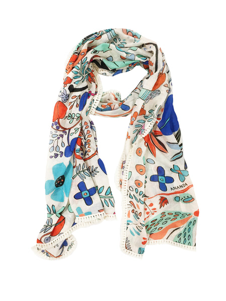 MIKO WRAP (CREAM/ MULTI)