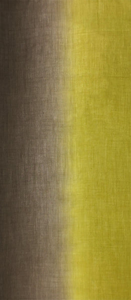 OMBRE WOOL WRAP (CHARTREUSE/ GREY)