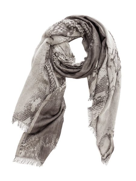 PYTHON WRAP (GREY/ CREAM)