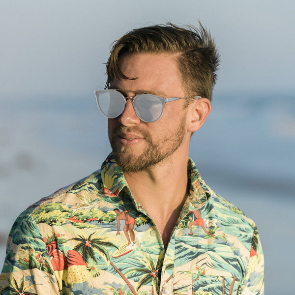 ROMI UNISEX SUNGLASSES (CLEAR)