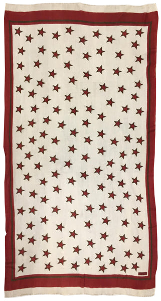 STAR WRAP (CREAM/ RED)