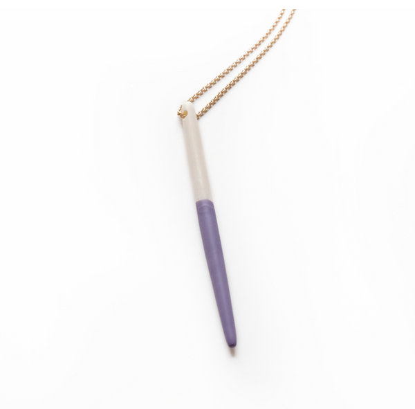ARAYA NECKLACE (WHITE/ LILAC)