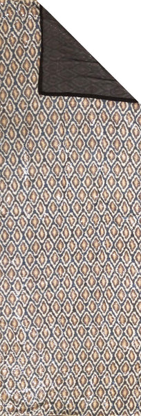 SEQUIN PYTHON WRAP (LARGE, BROWN/ BLUE)