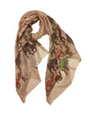 CAMEL WRAP (BEIGE/ MULTI)